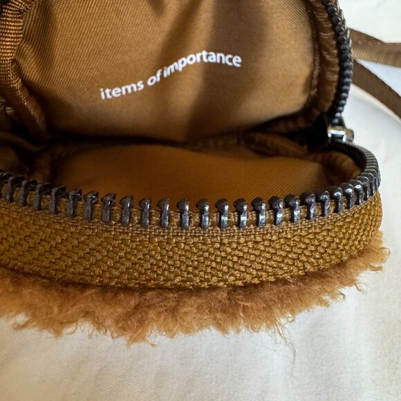 NWOT Lululemon Modular Phone Crossbody Bag Fleece Burnt Caramel Gunmetal Hardwar - Picture 11 of 15